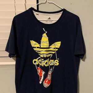 Vintage Adidas Originals Tee 
sz XL boys  Blue
